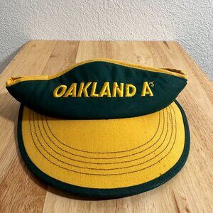 Vintage Oakland A’s Visor Hat Sports Specialties Athletics MLB Embroidered 1990s